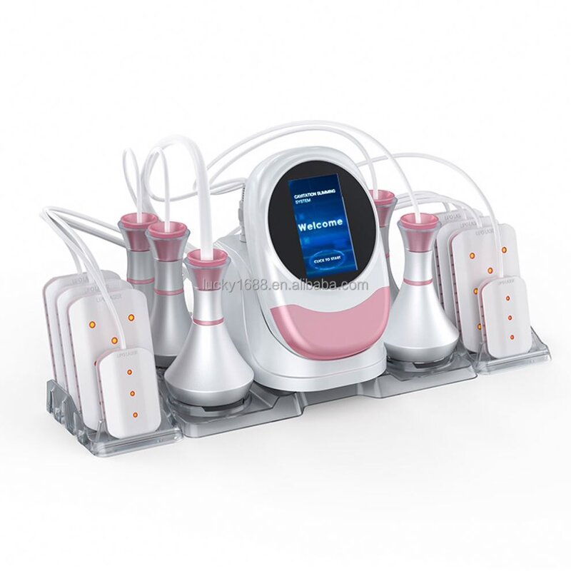 6 in 1 Cavitation Machine - Professional 40K Vacuum RF Lipolysis Skin Tightening