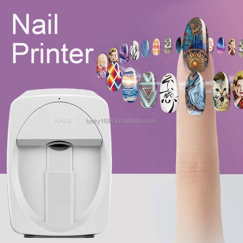 Portable Nail Art Printer - Newest Automatic Diy Pattern Smart 3d Machine