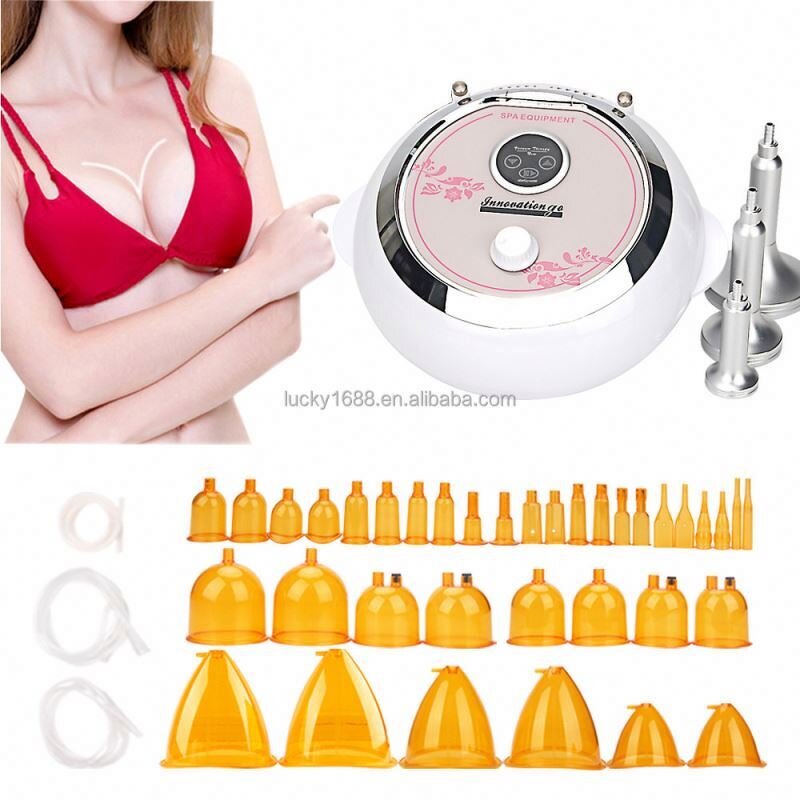 Vacuum Suction Pump Machine - Breast Buttocks Enlargement Therapy Cup Lift
