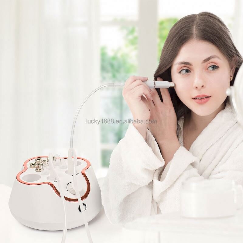 3 In1 Microdermabrasion Machine - High Frequency Skin Rejuvenation Cleaning