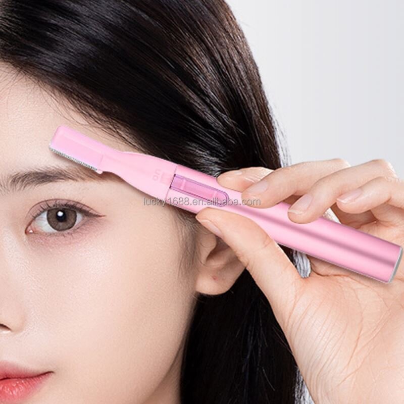 Electric Face Hair Trimmer - New Design Portable Painless Eyebrow Razor Steel