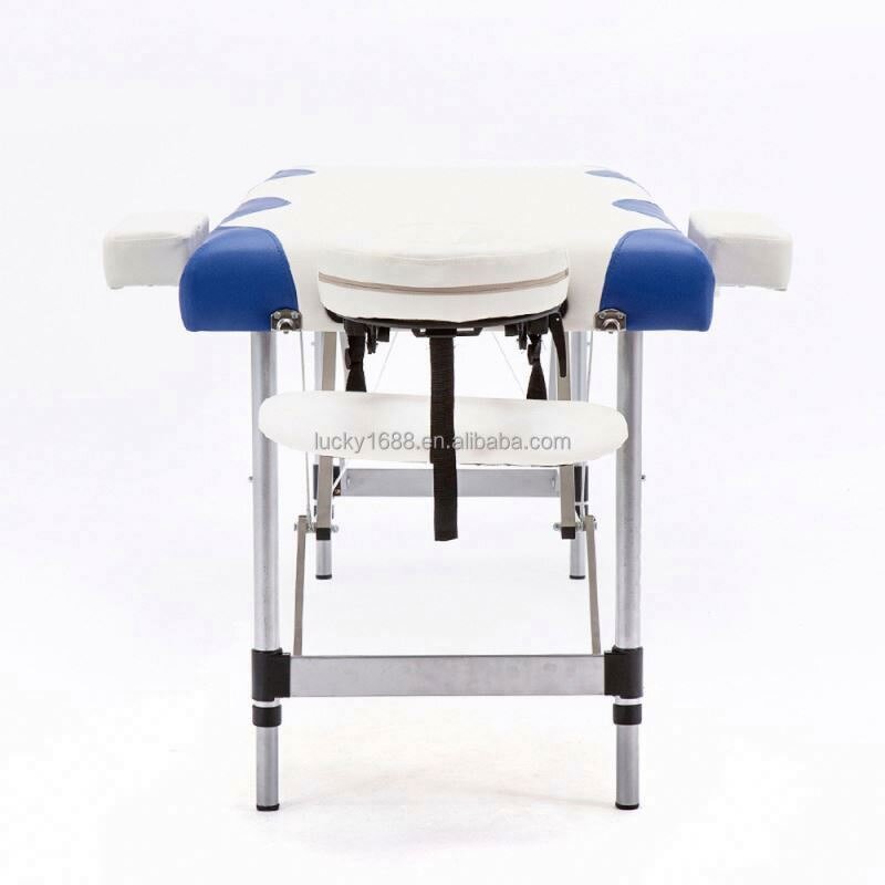 Foldable Beauty Massage Table - Thickened Steel Tube Portable Home Salon Bed