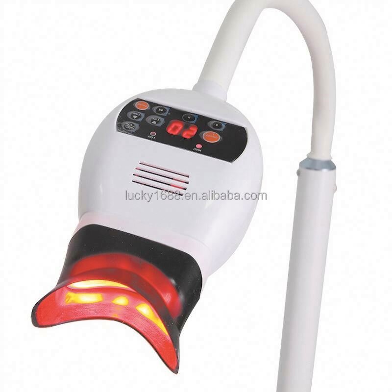Led Teeth Whitening Lamp - 40W 8 Led Red Purple Blue Light with Clips
