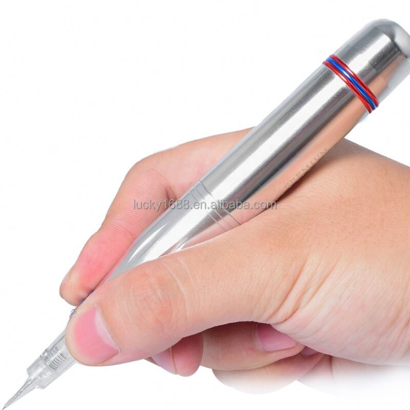 Digital Electric Tattoo Gun - Professional Lip Eyebrow Permanent Makeup Cartridges