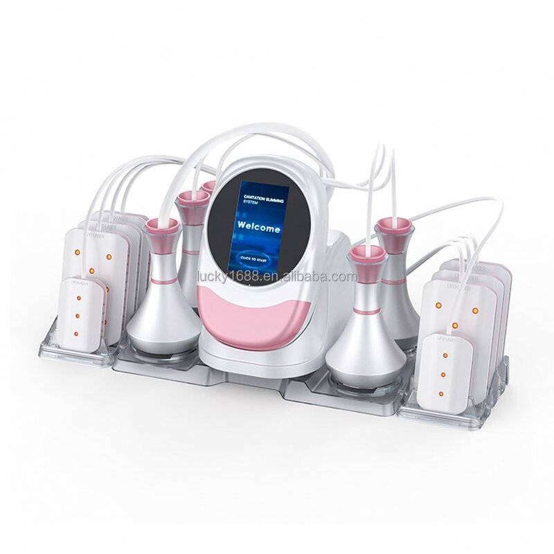 6 in 1 Cavitation Machine - Professional 40K Vacuum RF Lipolysis Skin Tightening