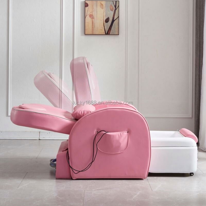 Manicure Pedicure Spa Chair - Luxury Foot Massage Bowl Storage Salon Furniture