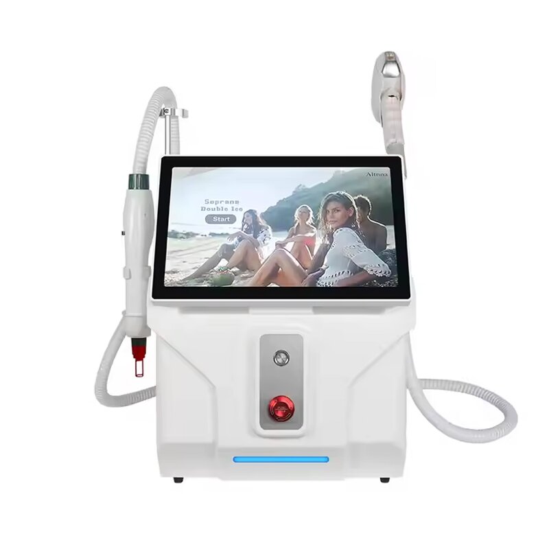 2 in 1 Laser Beauty Device - Diode Hair Removal Nd Yag Tattoo Removal Machine
