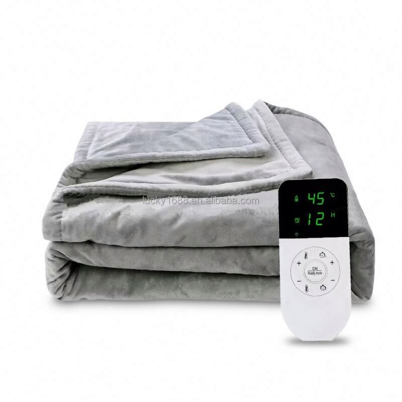Portable Heated Blanket - Hot Selling Fast Heating Soft Plush Washable Electric