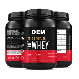Whey Protein Powder Manufacturer - OEM 907g Bottle Isolate Strawberry Beverage Concentrate
