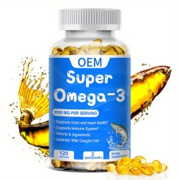 Omega-3 Fish Oil Softgels Factory - 2025 OEM-supplemented Omega-3 Natural Fish Oil Soft Capsules