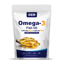 Omega Fish Oil Soft Capsules Factory - OEM High Quality Omega Fish Oil Soft Capsules 400g/Bag 240 Capsules Bulk