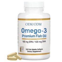 Omega-3 Fish Oil Softgels Manufacturer - Omega-3 Fish Oil Softgels for Adults Overall Health Memory Sleep Natural