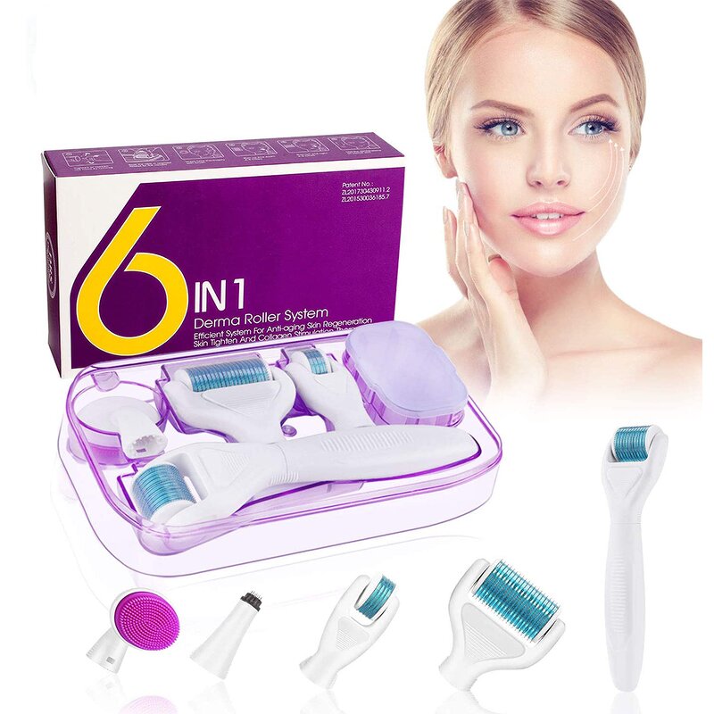 Derma Roller Manufacturer - Portable 6 in 1 Jade & Photon