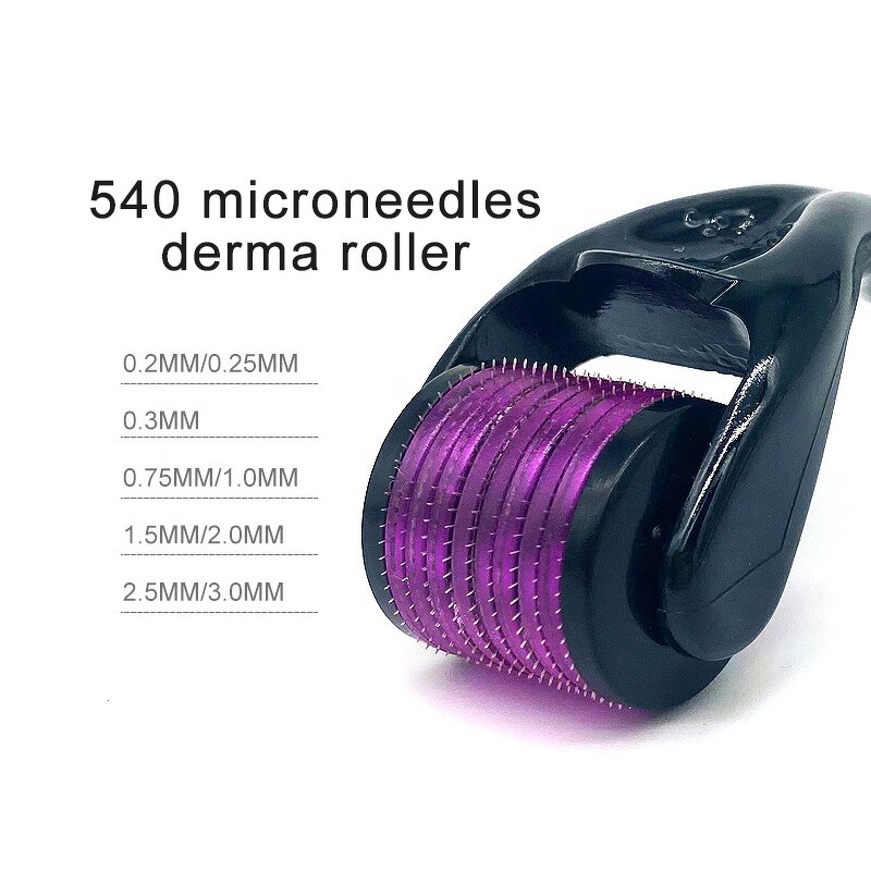 Derma Roller Set Manufacturer - 2mm 540 Microneedle with Beard Oil