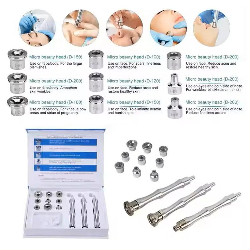 Diamond Microdermabrasion Machine - 2 in 1 Professional for Acne Scars