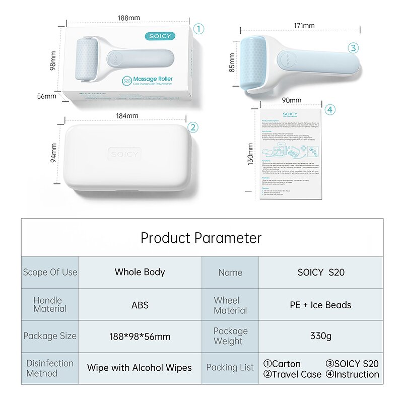 Ice Roller Manufacturer - Silicone Jade with Ice Cube Mold