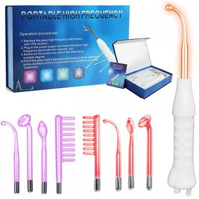 High Frequency Facial Stick Manufacturer - with 4 Probes for Wrinkles