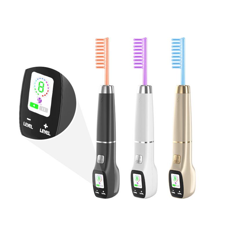 High Frequency Facial Wand - Multifunction LCD Ultrasonic 5 in 1 Probes