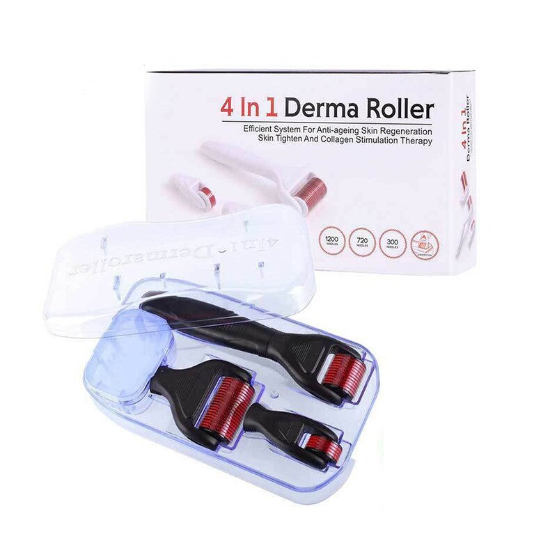 Derma Roller Manufacturer - 4 in 1 1200/600/180 Needle Cosmetic