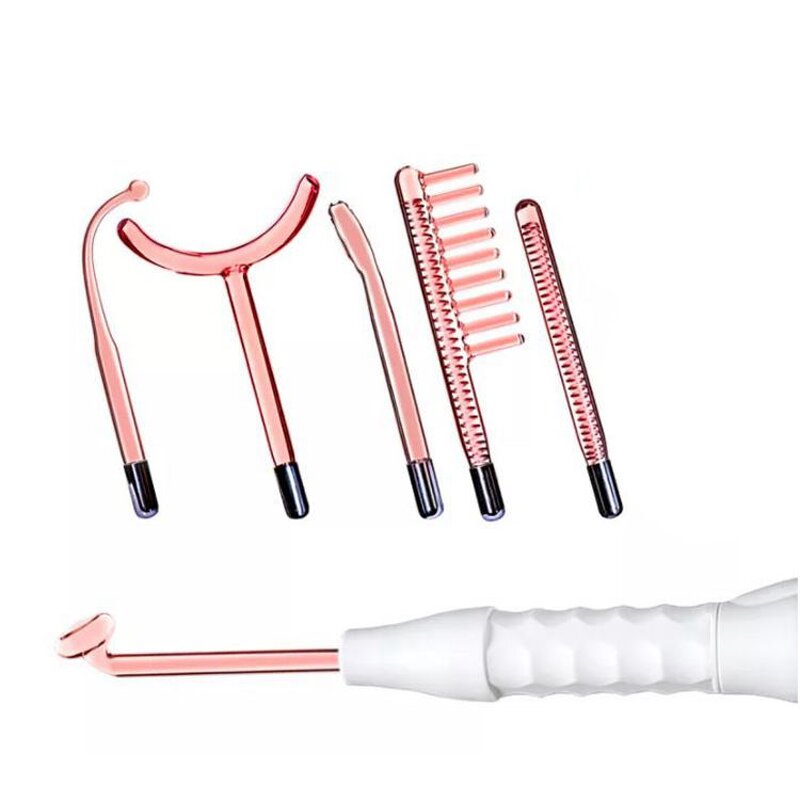 High Frequency Beauty Instrument - 6 in 1 with Glass Rod