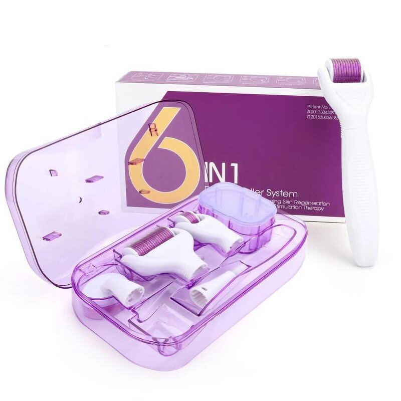 Derma Roller Manufacturer - 6 in 1 Titanium Needle for Body Facial