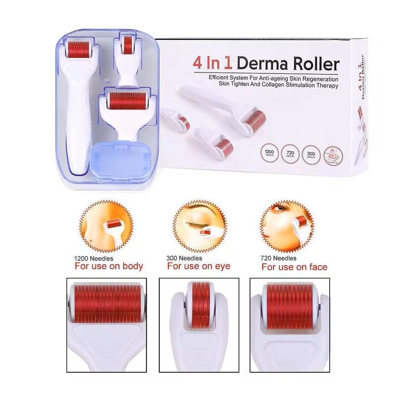 Derma Roller Manufacturer - 4 in 1 300/720/1200 Titanium Needle