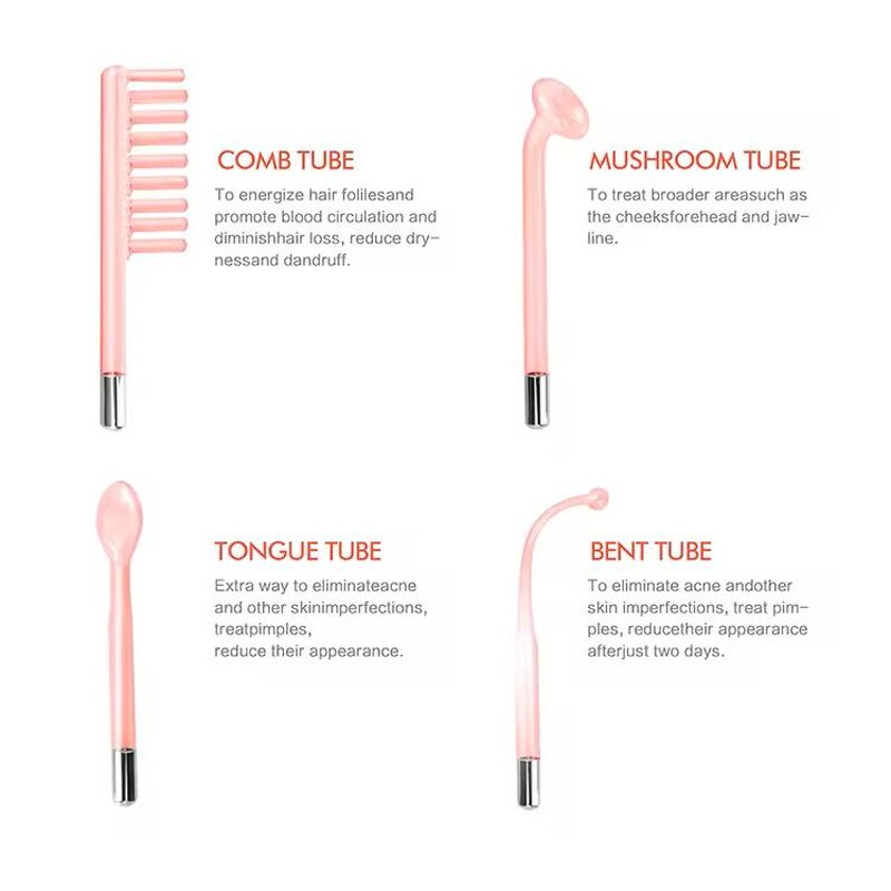 High Frequency Facial Wand Manufacturer - 4 in 1 for Acne and Skin Care