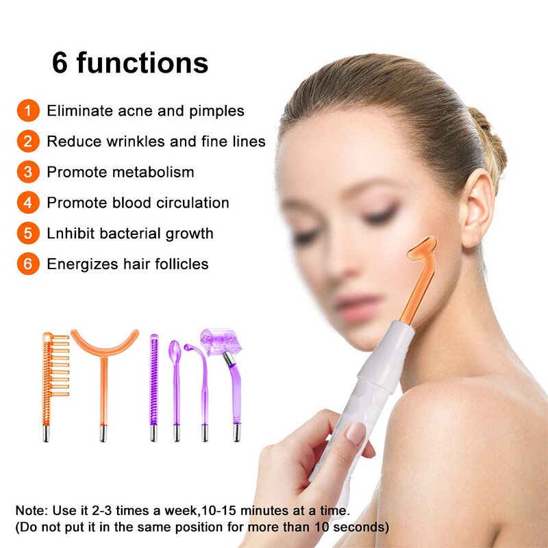 High Frequency Facial Wand Manufacturer - Portable Neon Argon 7 in 1