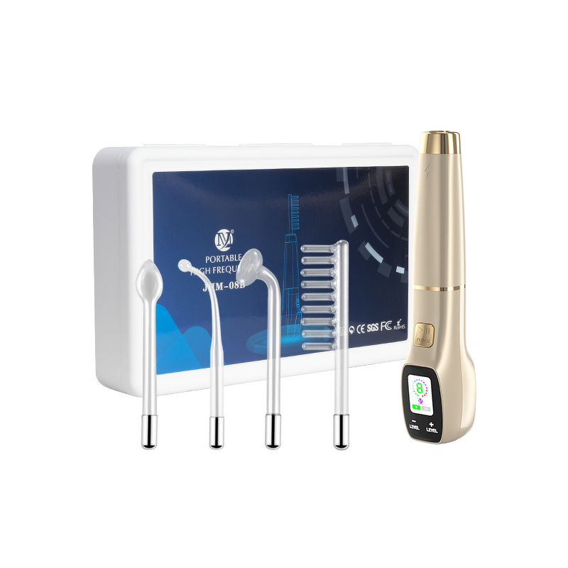 High Frequency Facial Wand Manufacturer - LCD 4 in 1 for Acne Care