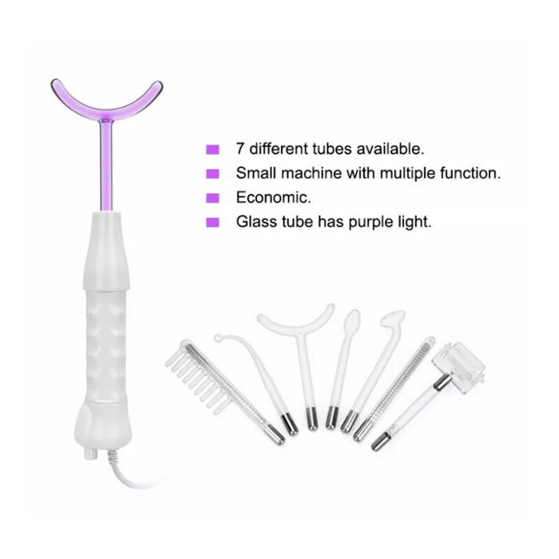 High Frequency Facial Wand Manufacturer - Handheld 7-in-1 Violet Ray
