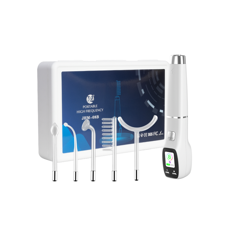High Frequency Facial Wand - with LCD Screen & 5 in 1 Probes