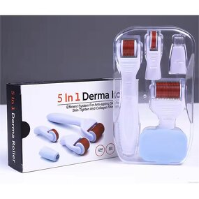 Derma Roller Set Manufacturer - 5 in 1 180/600/1200 Needle Kit