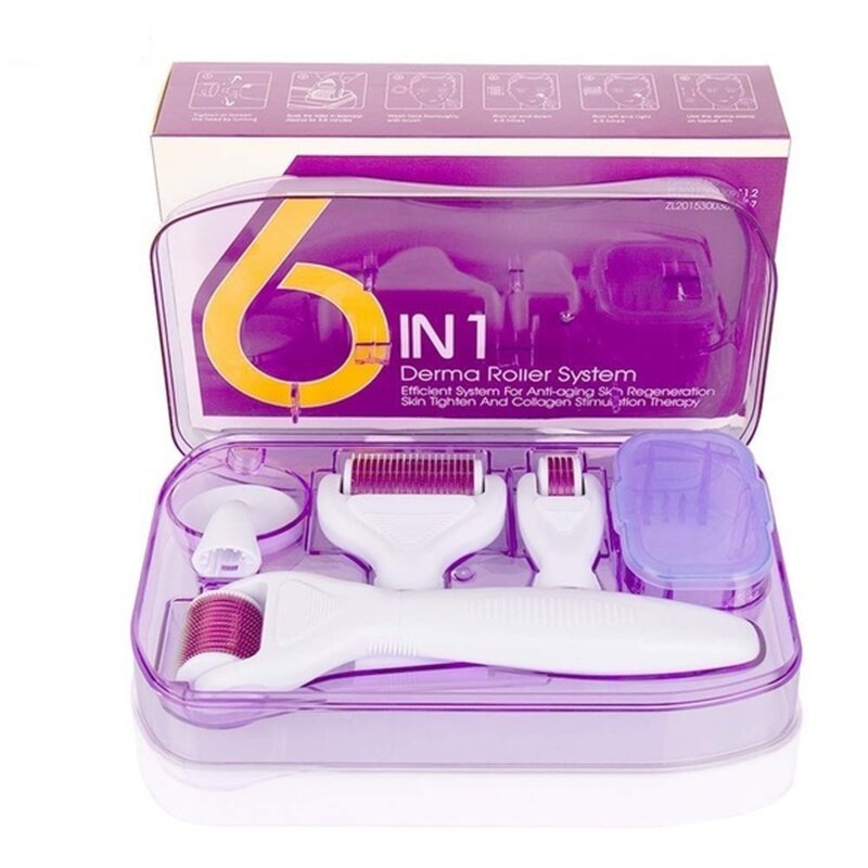 Derma Roller Manufacturer - 6 in 1 Titanium Needle for Body Facial