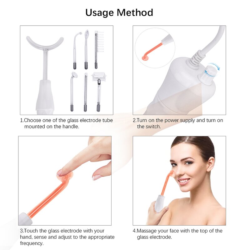 High Frequency Facial Machine Manufacturer - 7 in 1 Portable for Acne