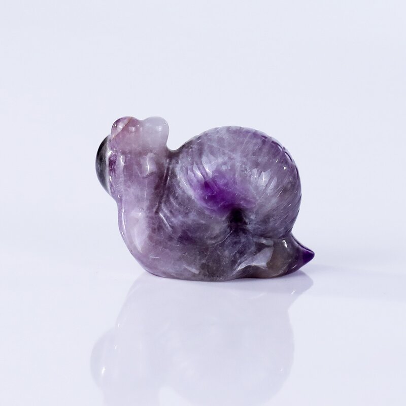 Snail Crystal Manufacturer - Dream Amethyst Carved Polished Feng Shui Themed