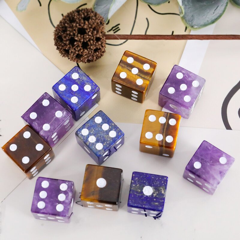 Quartz Cube Manufacturer - Reiki-Inspired Feng Shui 15mm White Dots Square