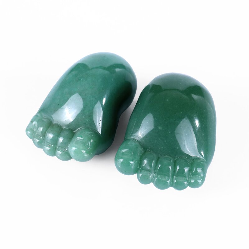 Foot Carving Manufacturer - Natural Green Aventurine 2 Inch Crystal Healing