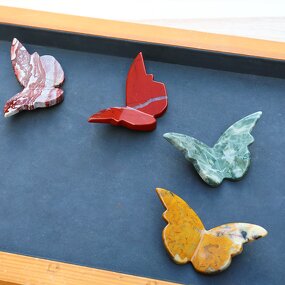 Butterfly Wings Manufacturer - 3D Small Flying Hand Carved Crazy Lace