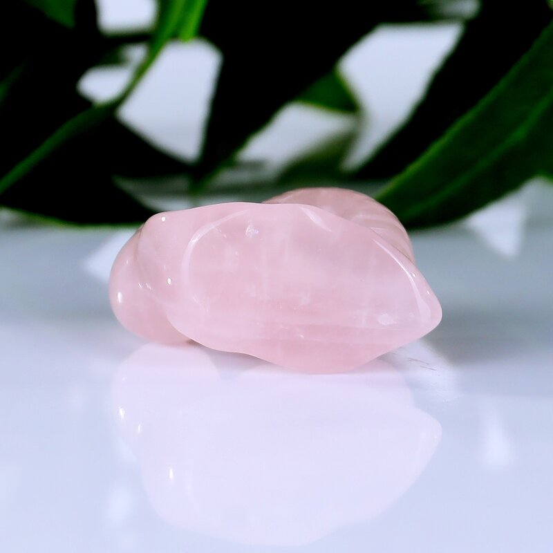 Snail Carving Manufacturer - Hand Carved Rose Quartz Healing for Halloween