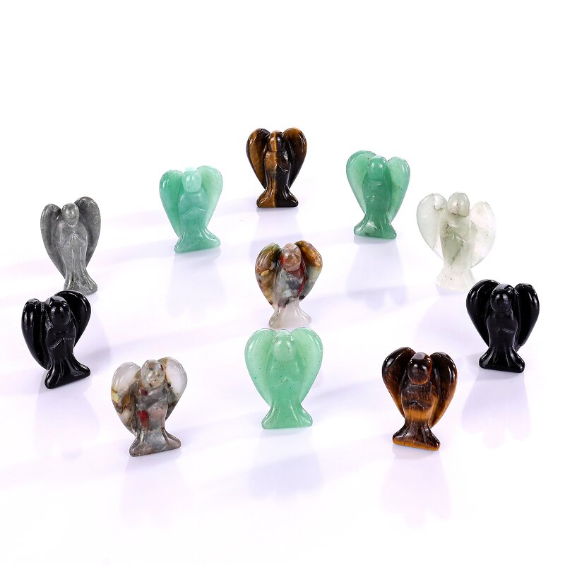 Angel Figurine Manufacturer - Natural Gemstone 1.75 Inch Hand Carved Statue