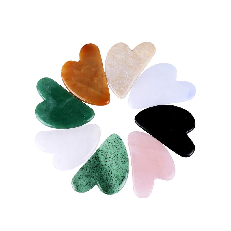 Gua Sha Stone Manufacturer - Natural Chalcedony Jade for Jawline Sculpting