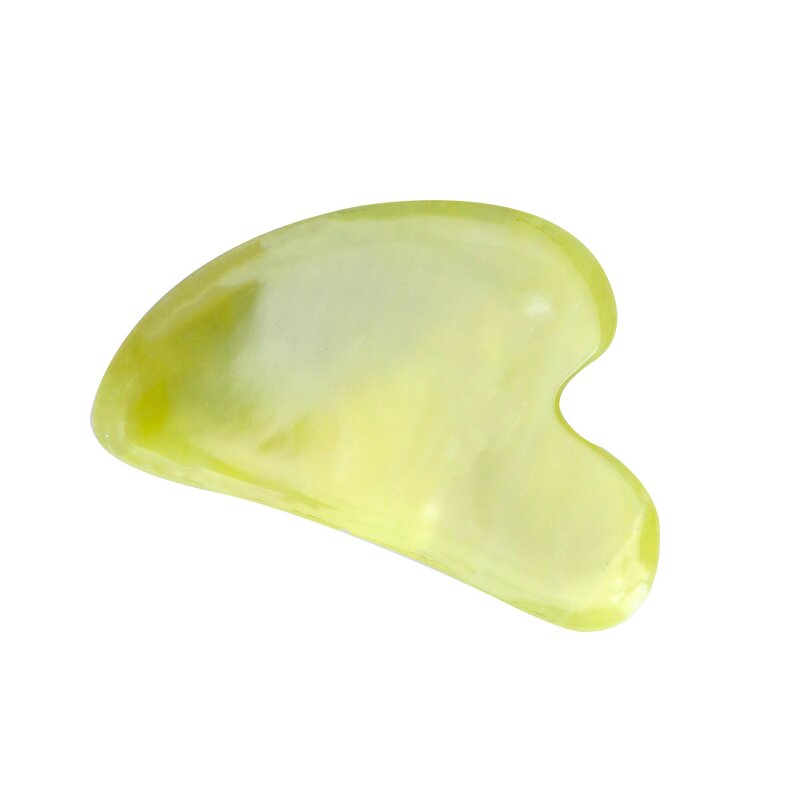 Gua Sha Board Manufacturer - Custom Logo Natural Crystal Heart Shaped