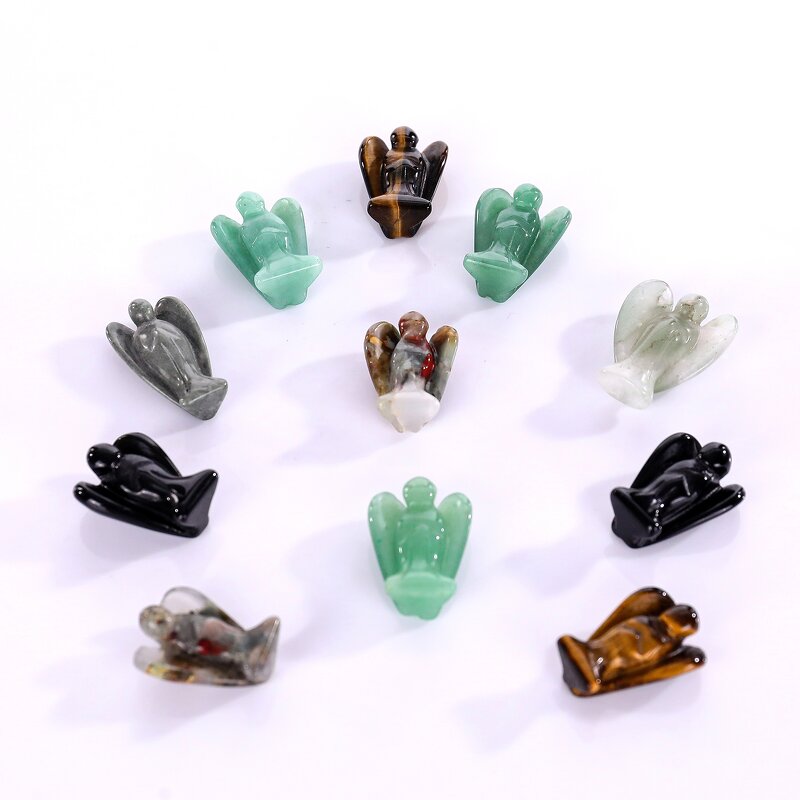 Angel Figurine Manufacturer - Natural Gemstone 1.75 Inch Hand Carved Statue