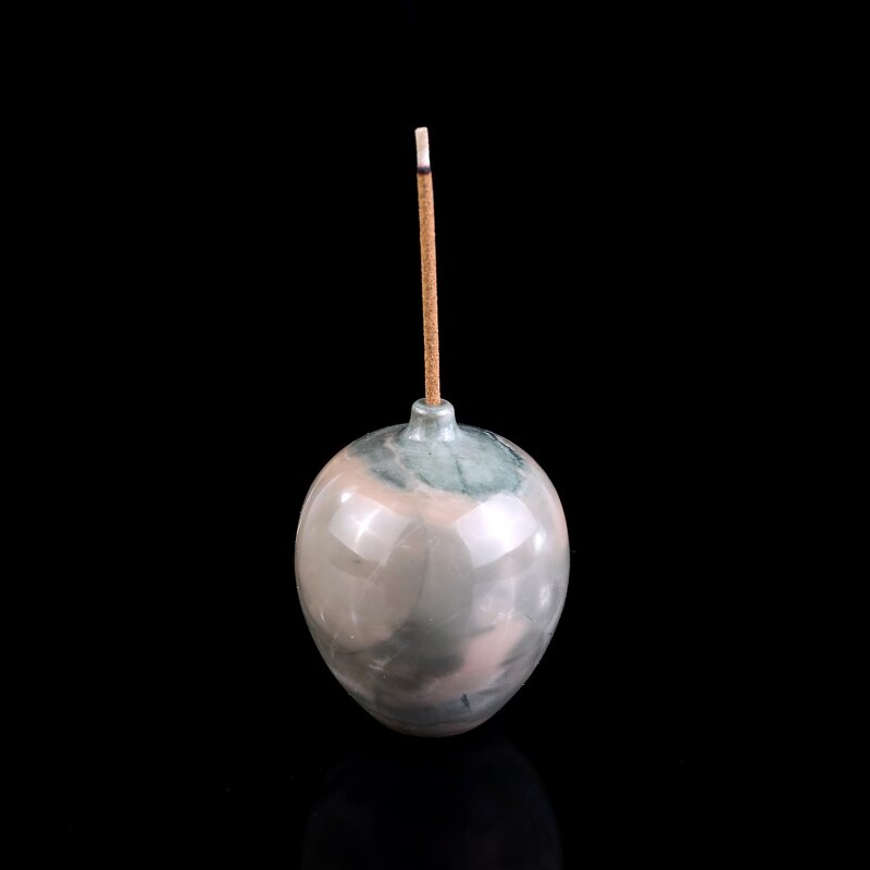 Crystal Vase Manufacturer - Green Aventurine Polished Shape Incense Holder DIY
