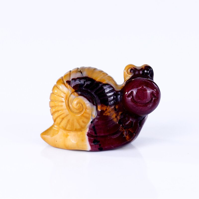Snail Carving Manufacturer - Crystal Mookaite Jasper Hand Carved Healing