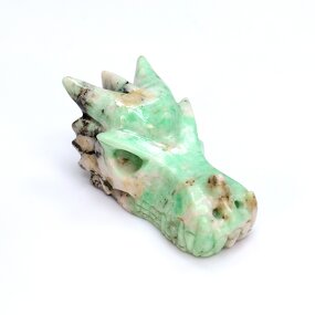 Dragon Skull Carving Manufacturer - Natural Emerald High Quality Healing