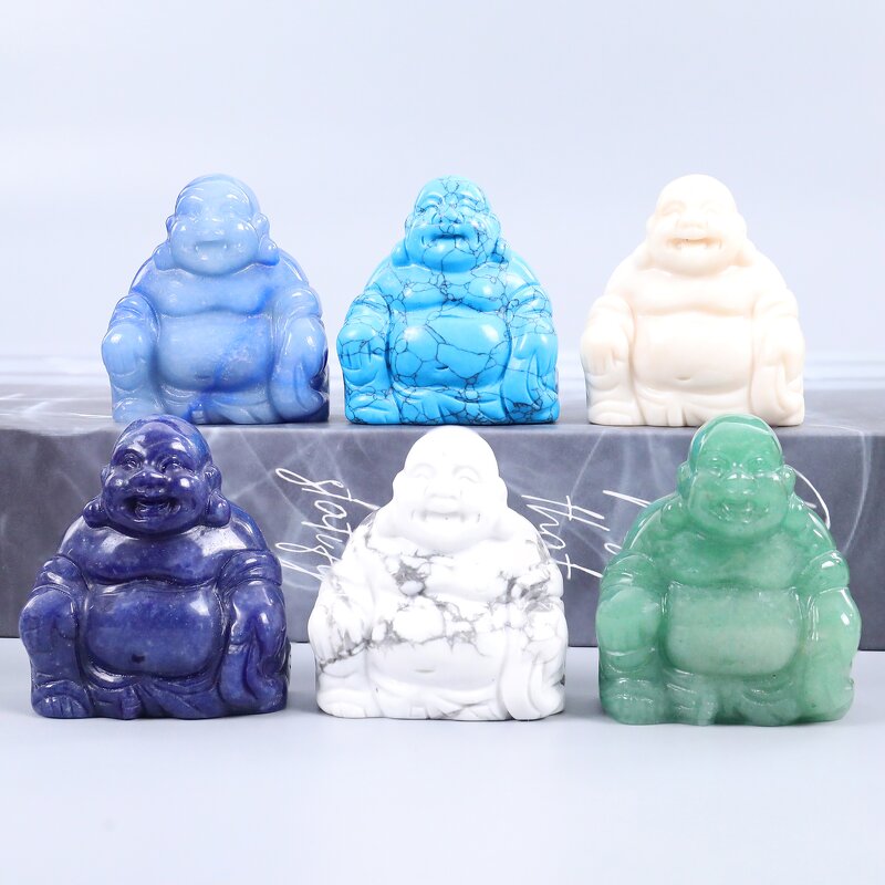 Buddha Statue Manufacturer - Natural Crystal Hand Carved Buddhism Feng Shui