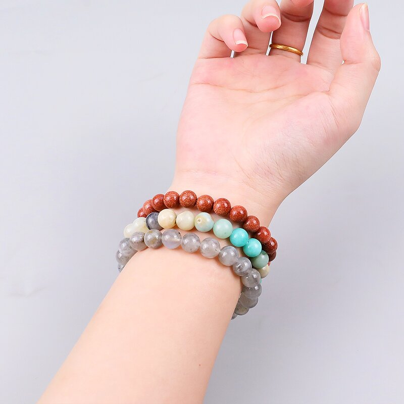 Crystal Bracelet Manufacturer - 8mm Bead Lapis Lazuli Reiki Healing Geometric