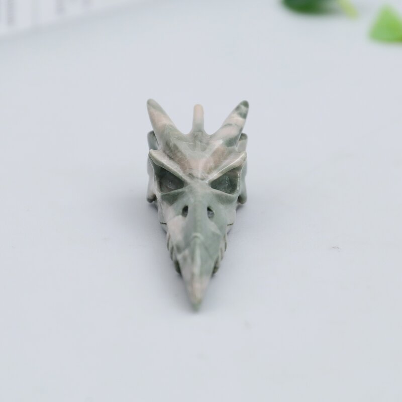 Phoenix Skull Statue Manufacturer - Nine Dragon Jade Hand Carved Traditional