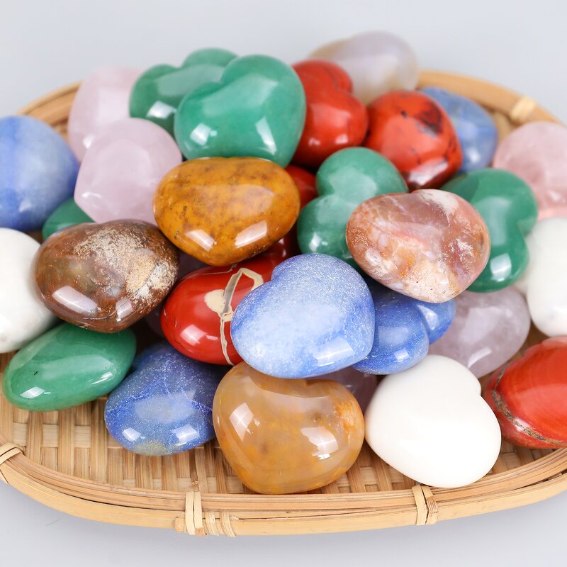 Love Sculpture Manufacturer - Natural Crystal Irregular Shape Carved Customizable